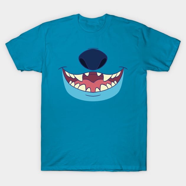 Stitch Mouth T-Shirt by Doodle Dan